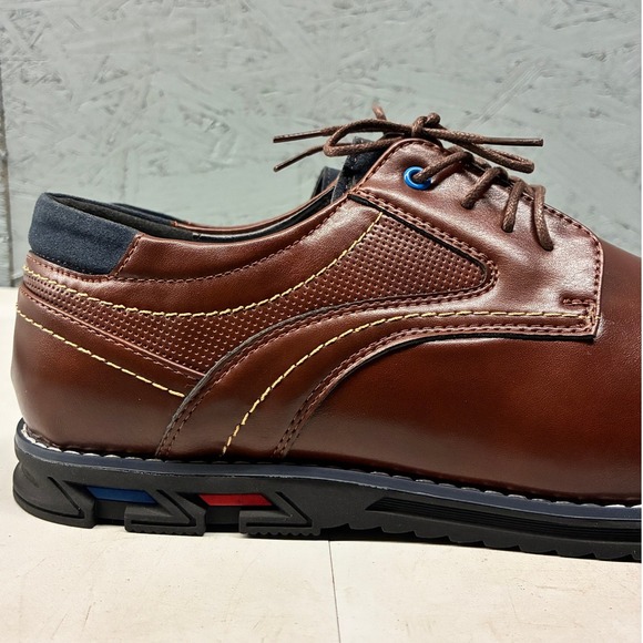 Gatsby Leather Oxford Dress Shoes Men\'s US 15 Brown Lace Up Formal NWOT main image 10